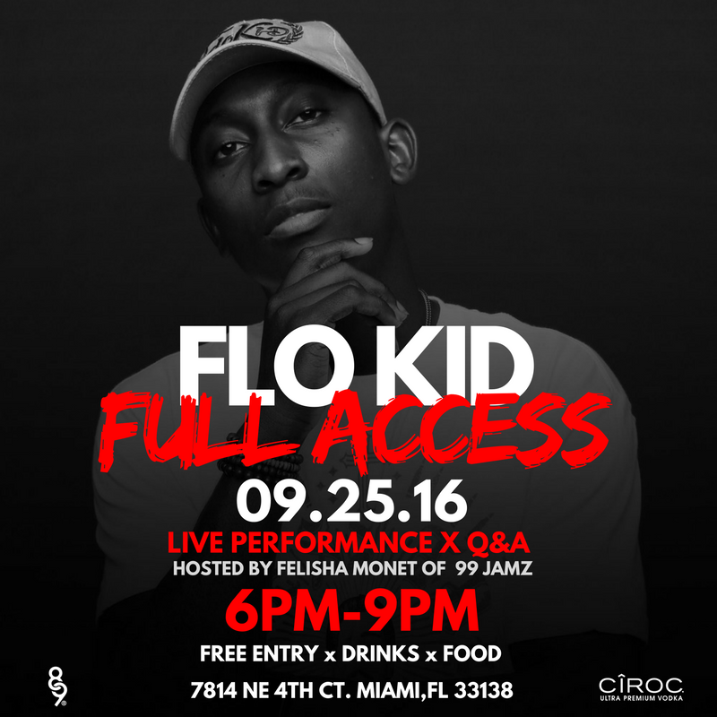 09.25.16 Flo Kid FULL ACCESS at The Showroom