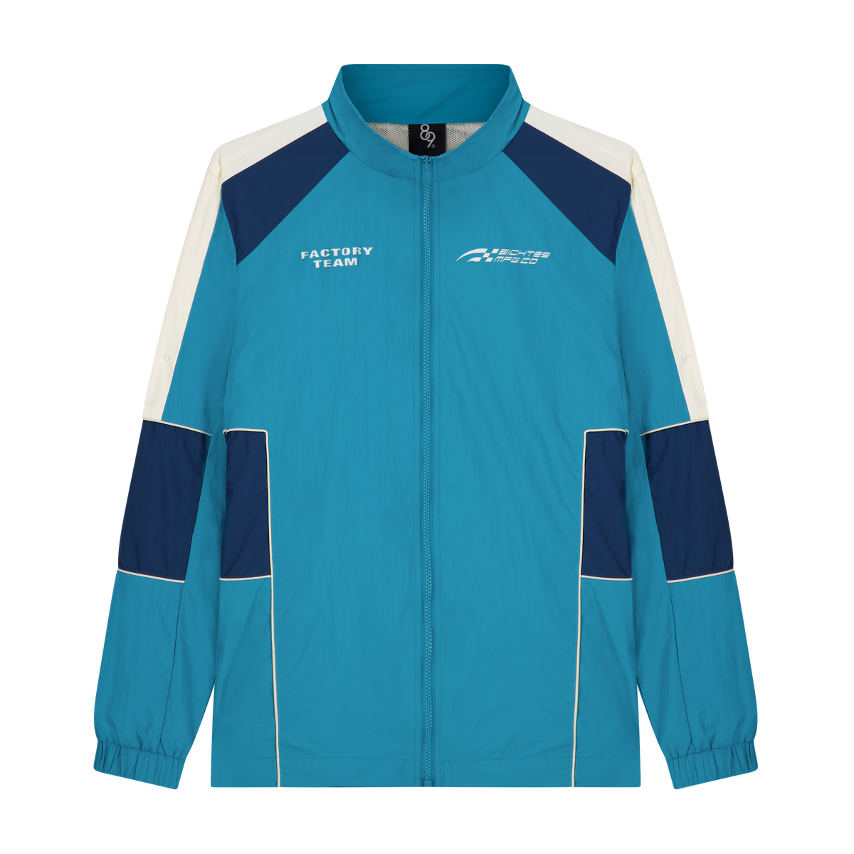 Factory Team Dark Teal Nylon Jacket – 8&9 Clothing Co.