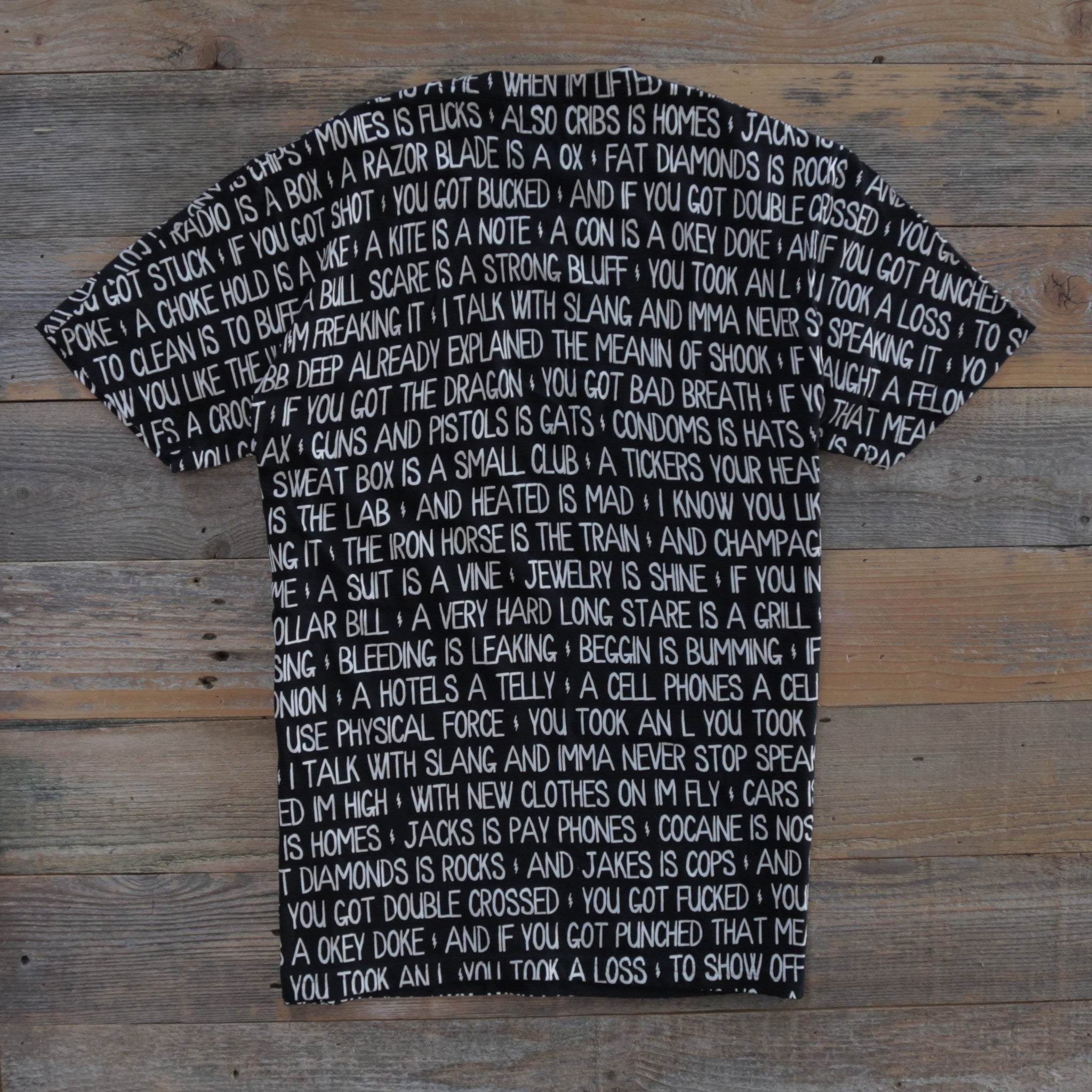 Criminal Slang (Big L) T Shirt Black - 3