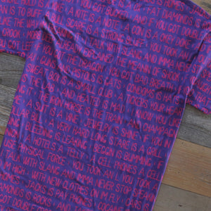 Criminal Slang (Big L) T Shirt Purple - 7