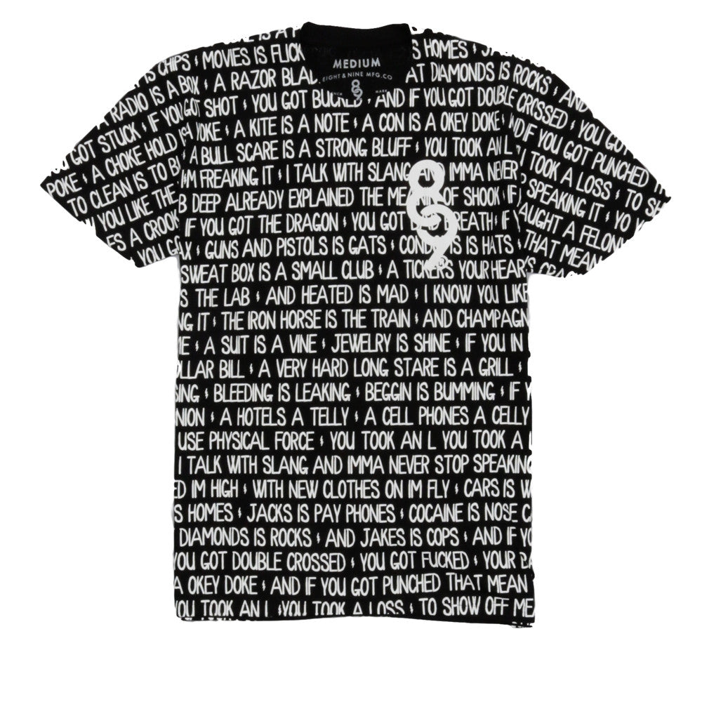 Criminal Slang (Big L) T Shirt Black - 1