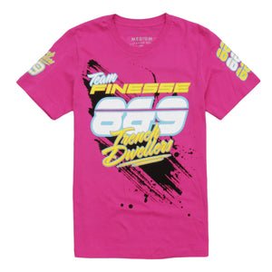 Team Finesse Jersey Tee Pink - 1