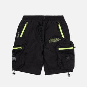 Combat Nylon Shorts Volt Zippers