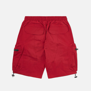 Combat Nylon Shorts Red