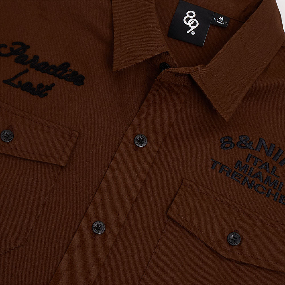 Scribblez Work Shirt Tan – 8&9 Clothing Co.
