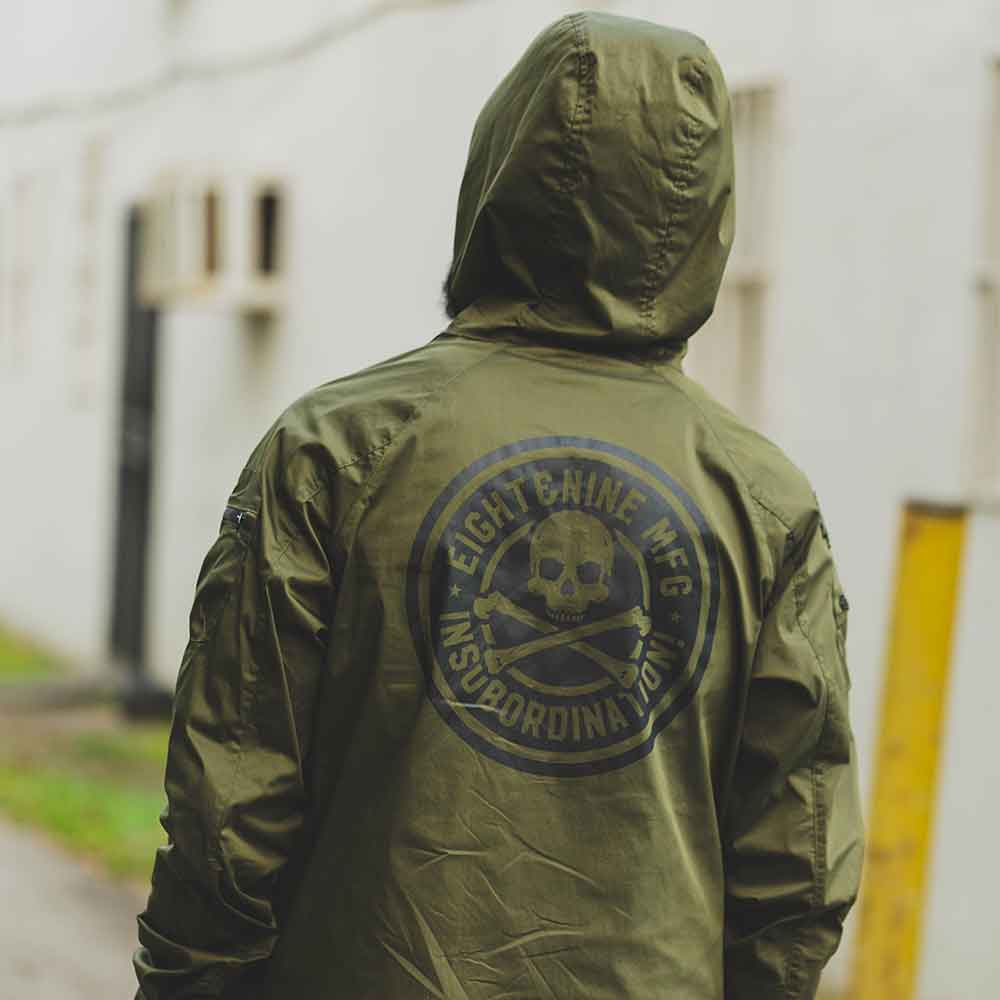 Combat Nylon Jacket Olive – 8&9 Clothing Co.