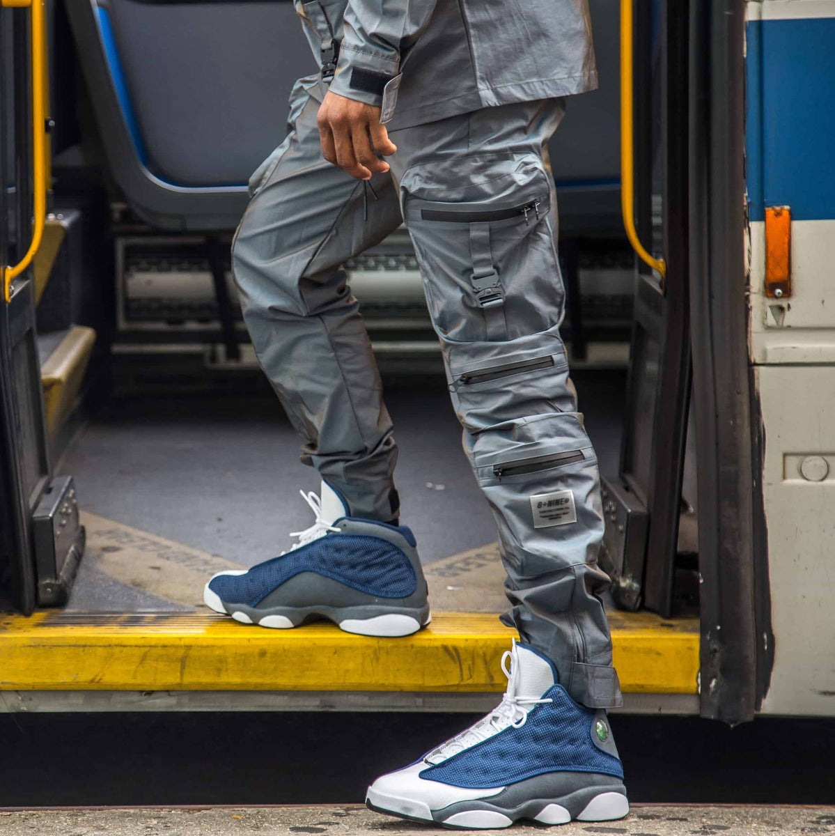 パンツ A15825 FLIGHT PANT NYCO PIGMENT DYED 34 Combat Nylon Pant Iridescent Steel – 8&9 Clothing Co.