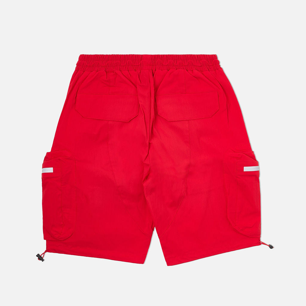Combat Nylon Shorts Red 3M Zippers