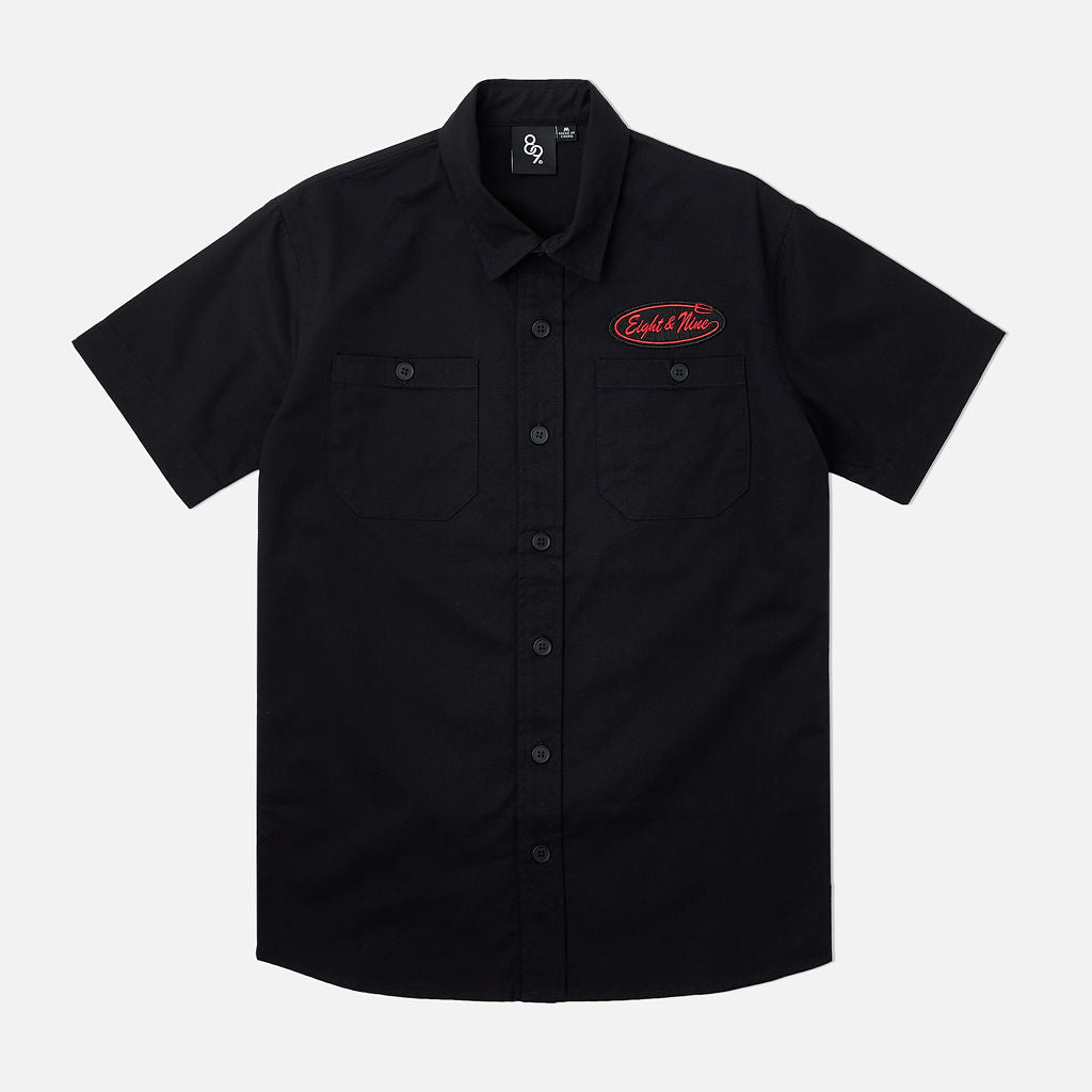 Eat What You Kill Button Up Shirt Black