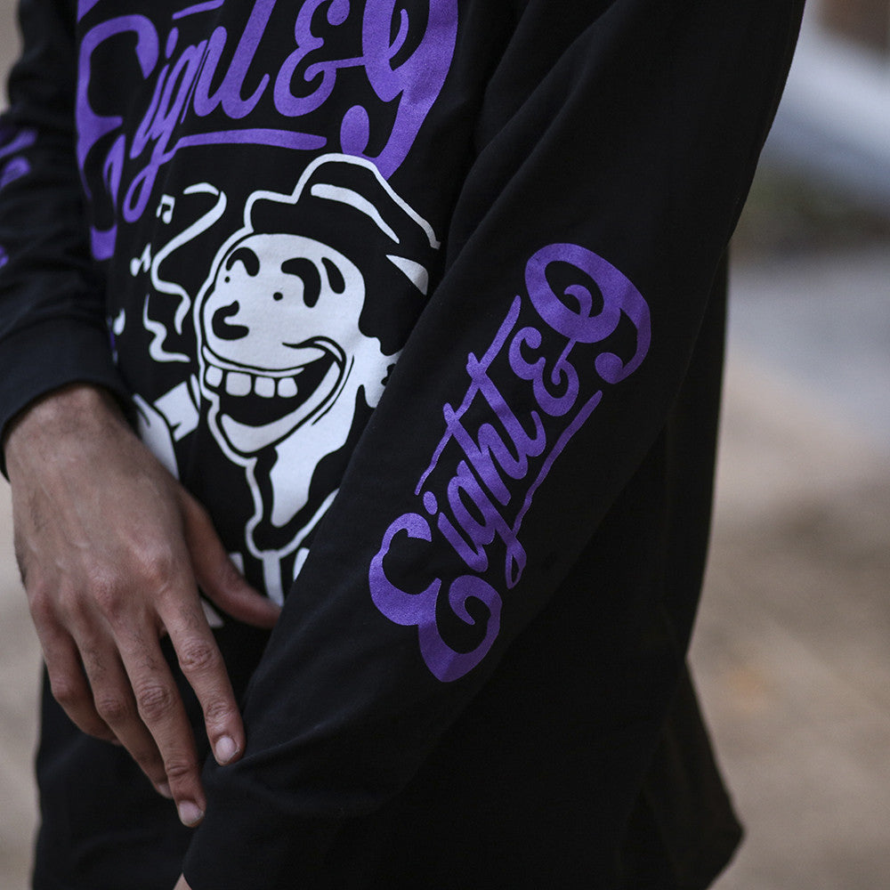 Delicious L/S T Shirt Purple | Match Jordan Sweater 7 Release