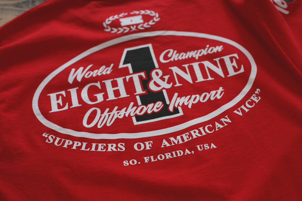 Offshore Imports L/S Tee Red - 4