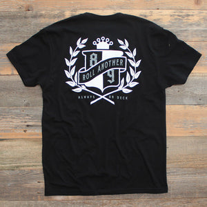 Roll Another Classic T Shirt Black - 2