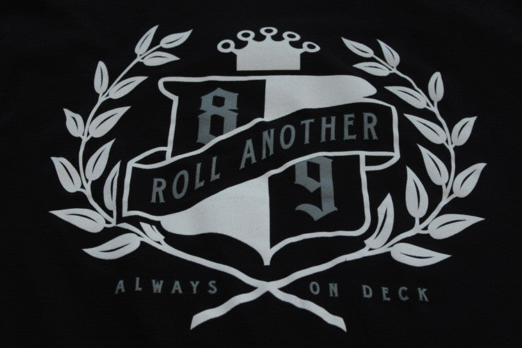 Roll Another Classic T Shirt Black - 4