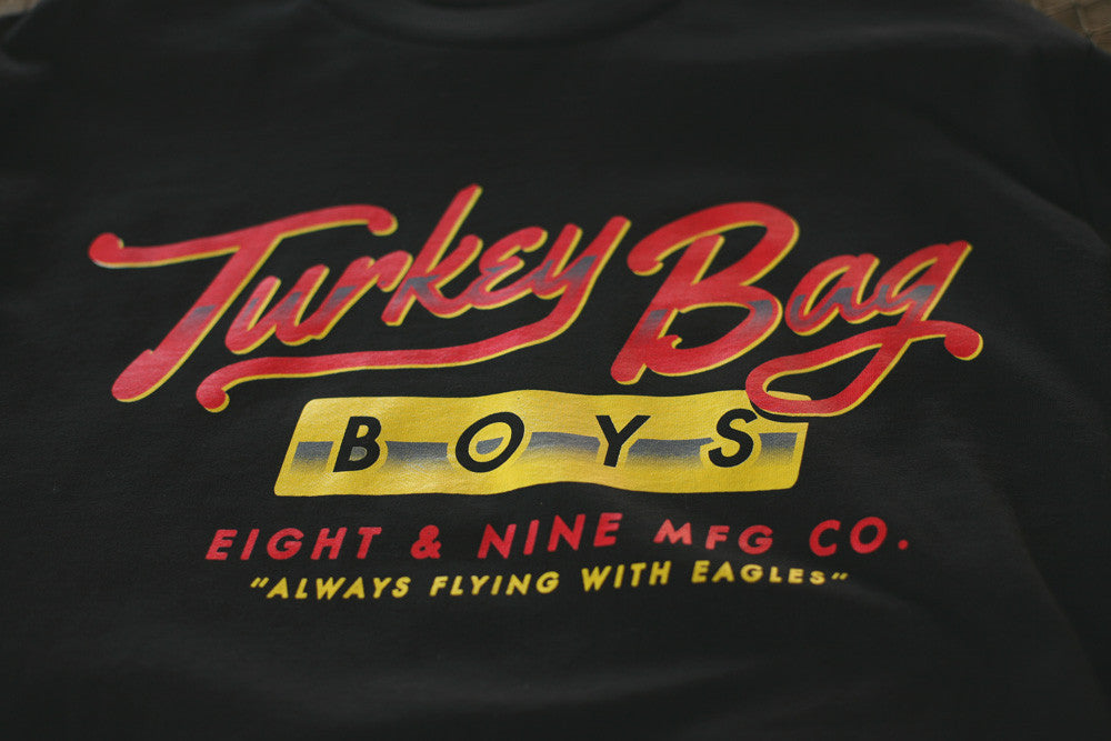 Turkey Bag Boys L/S Tee Black - 2