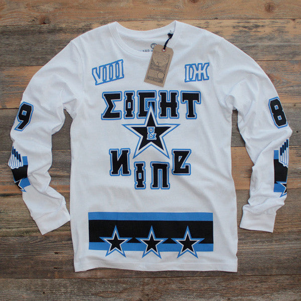 Moscow Hockey Jersey Tee L/S White - 1