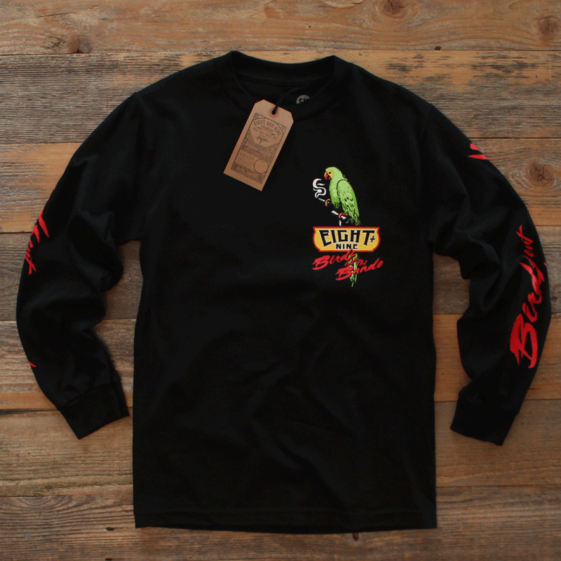 Birds Out The Bando L/S Tee Black - 1