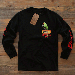 Birds Out The Bando L/S Tee Black - 1