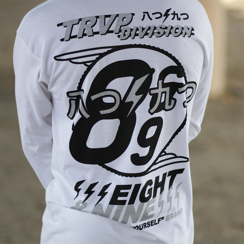 Division L/S T Shirt White