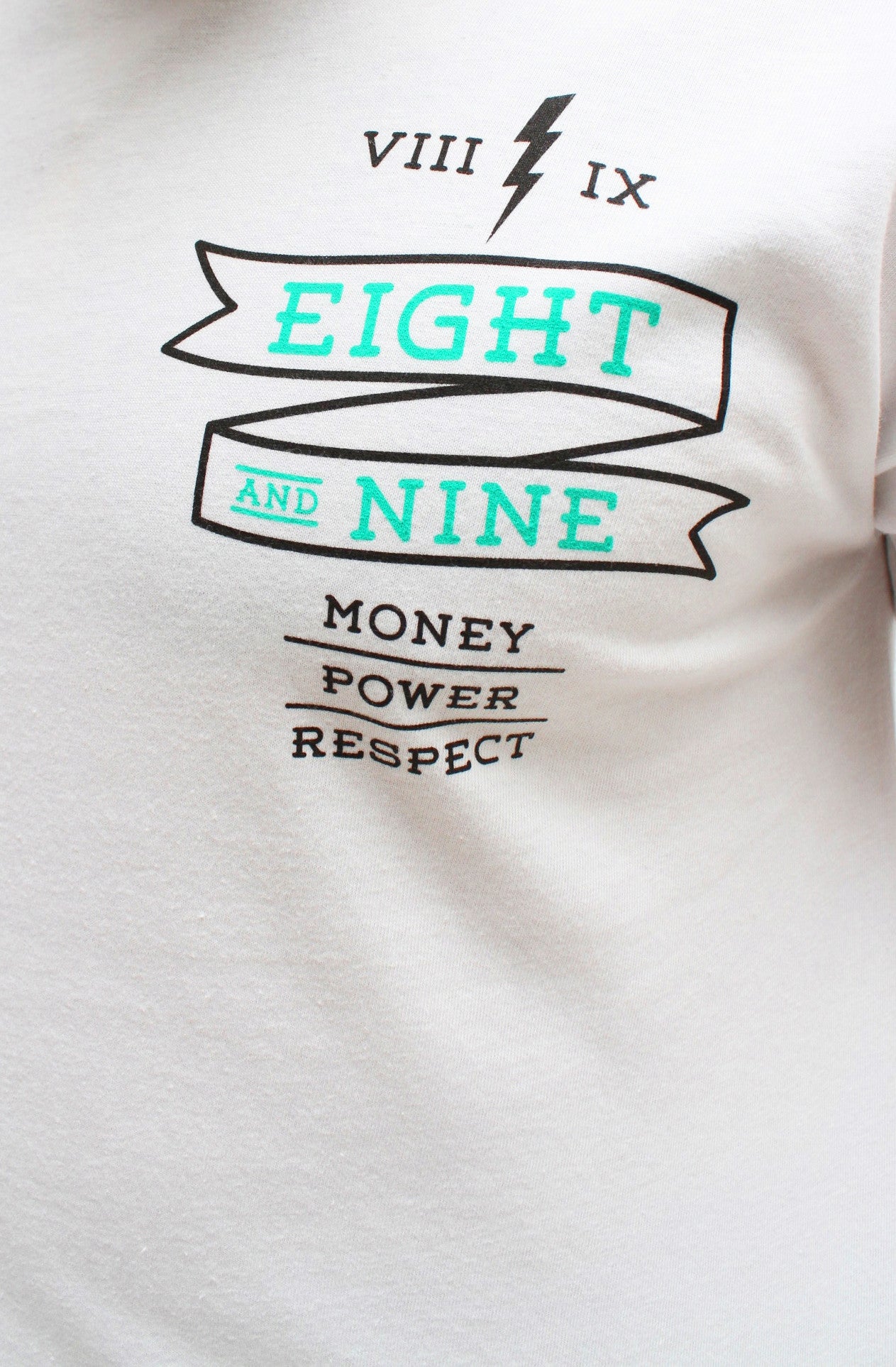 Money Power Respect White T Shirt - 2