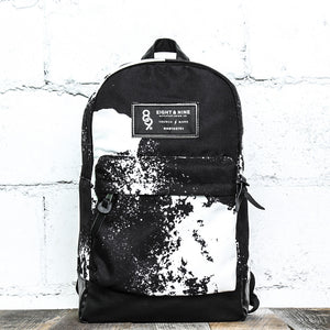 Blow Print Canvas Backpack