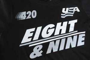 420 USA T Shirt Black - 3