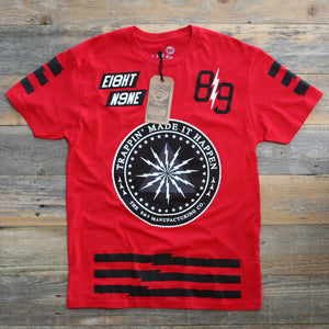 Trappin Jersey Tee Fire Red - 1