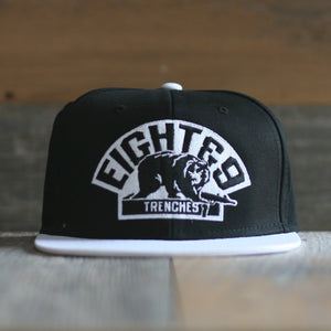 Trenches Snapback Hat Black