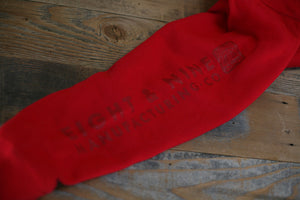 MFG Wax Stamp Zip Up Sweatshirt Red - 4