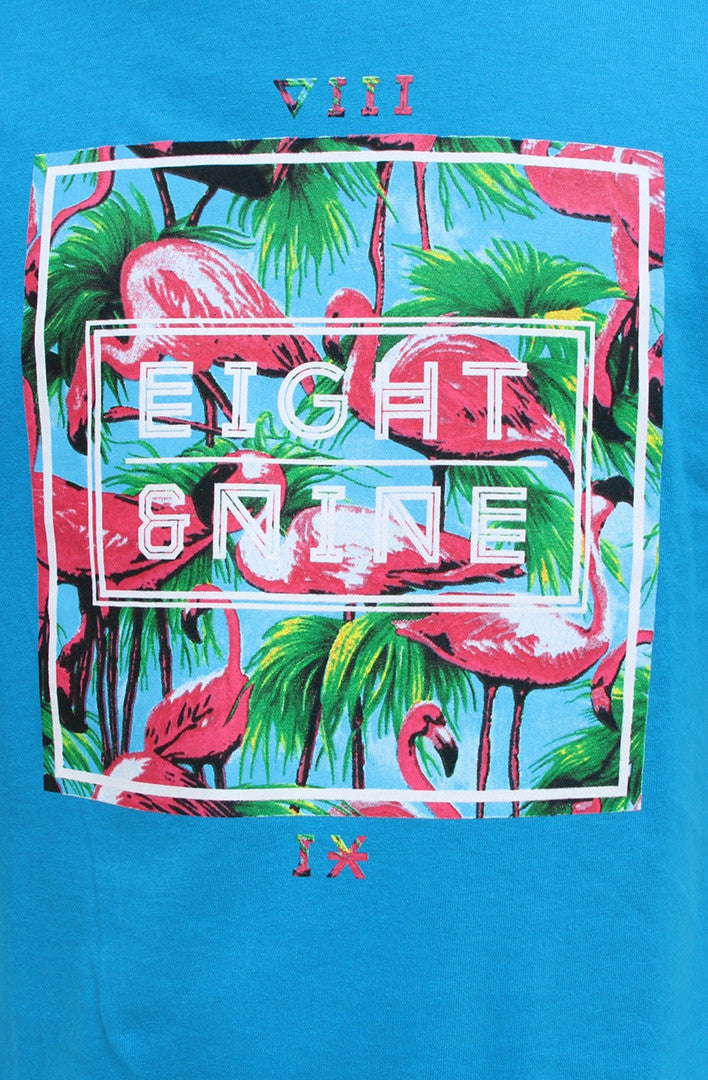 Turquoise Miami Life T Shirt - 2