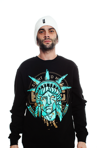 Statue Of Liberty Hyperposite Sweatshirt Black