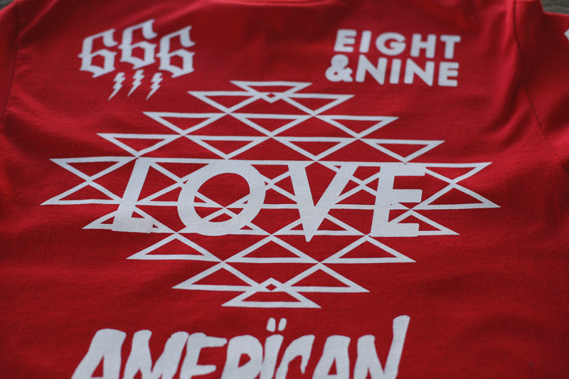 Love Jersey Tee L/S Red - 3