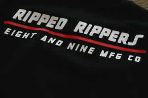 Ripped Rippers Crewneck Sweatshirt Black - 4