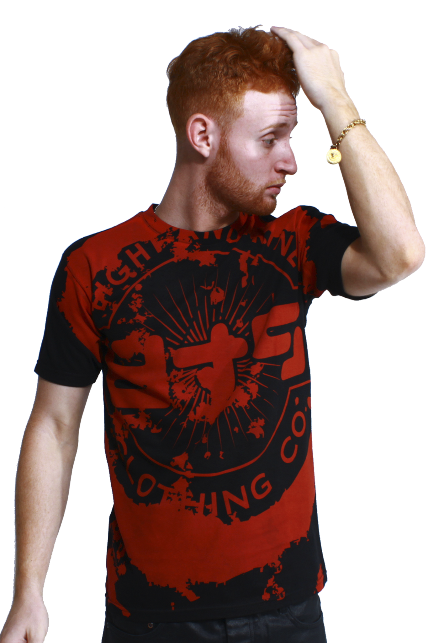 All Over Grunge Logo T Shirt - 1