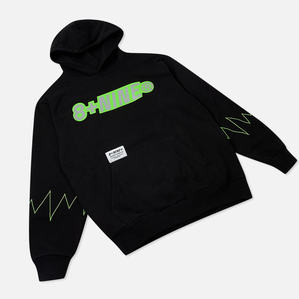 Static Fleece 3M Hooded Sweatshirt Black – 8&9 Clothing Co.