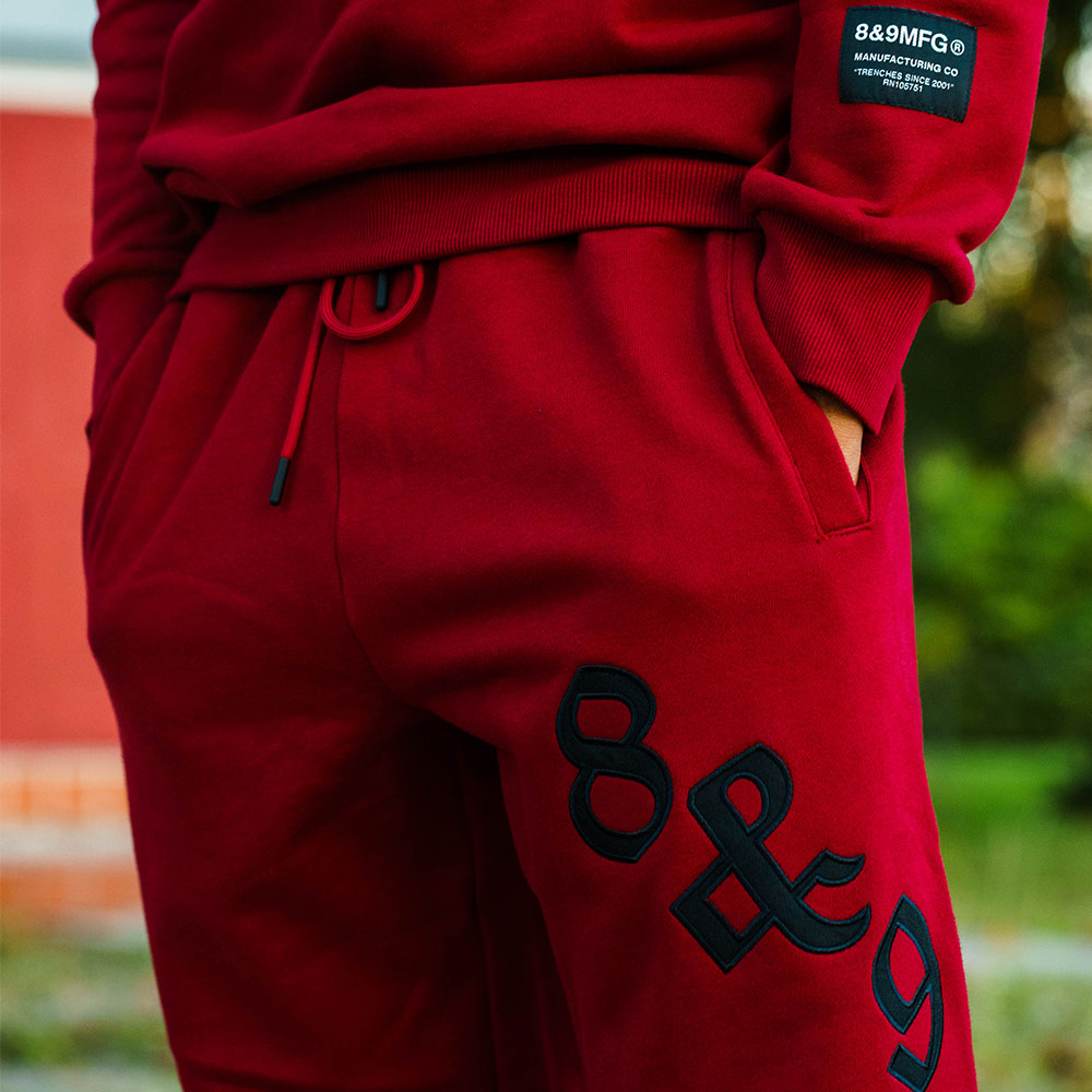 Streets & Aves Sweatpants Red