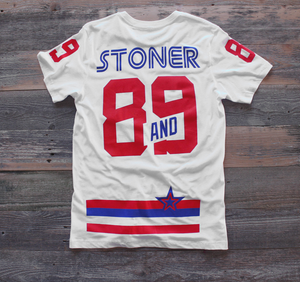 Stoner Hockey Jersey Tee White - 2