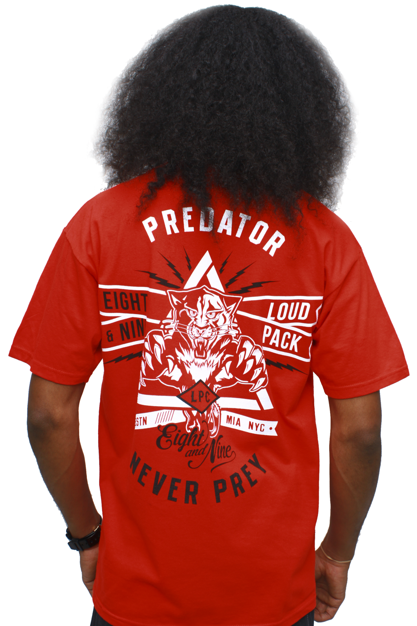 Predator Fire Red Loud Pack T Shirt - 1
