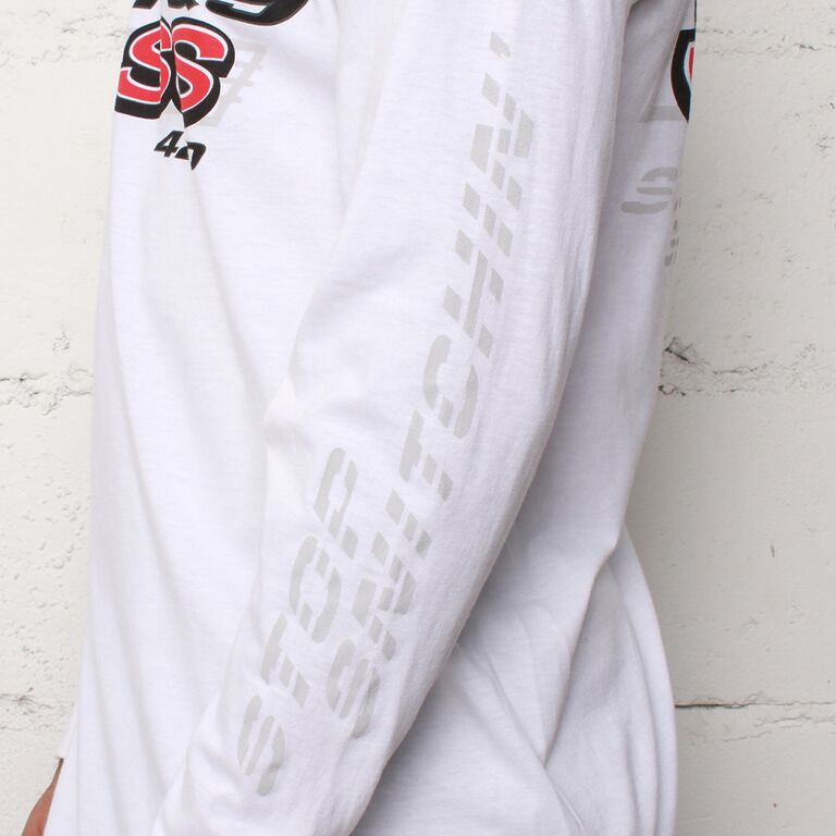 stop snitchin long sleeve white (3)