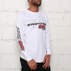 stop snitchin long sleeve white (4)