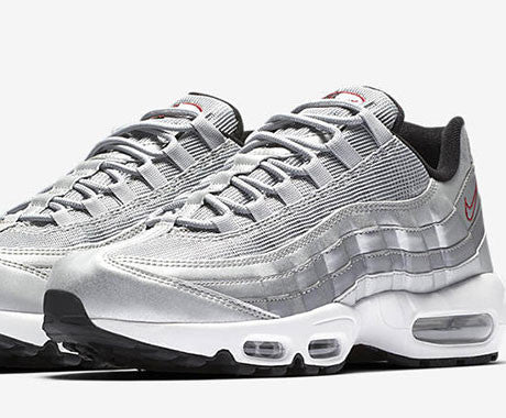 2017 Nike Air Max 95 Silver Bullet Release