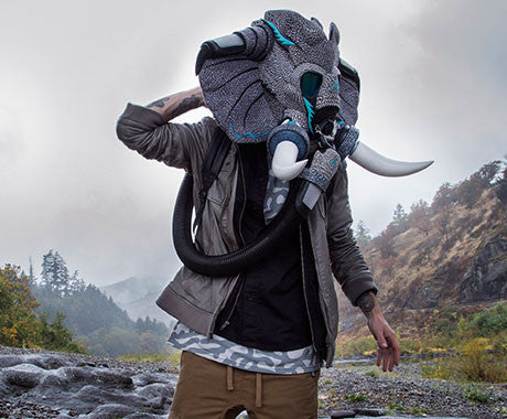 Freehand  Profit No.100: 3Lab5 Elephant Gas Mask