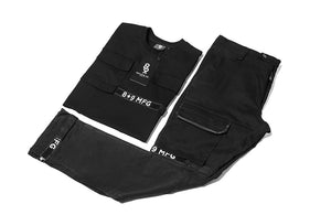 Strapped Up Military Shirt Utility Pants and Hoodie
