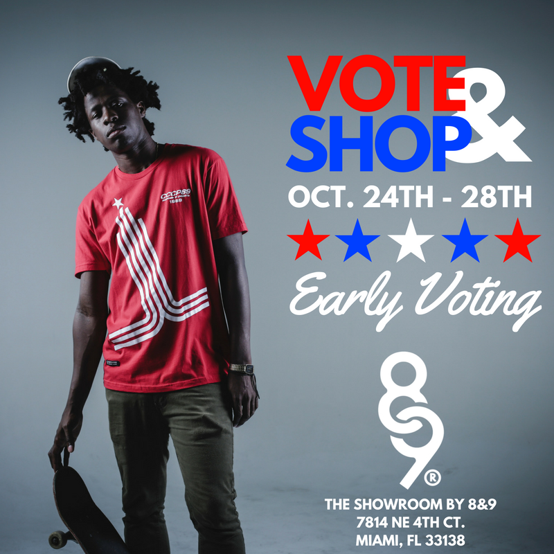 Vote and Shop: Early Voting x 50% Off At The Showroom