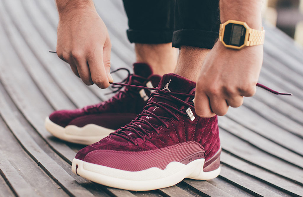 thing Vegetables From there Jordan 12 Bordeaux On Feet – 8&9 Clothing Co.