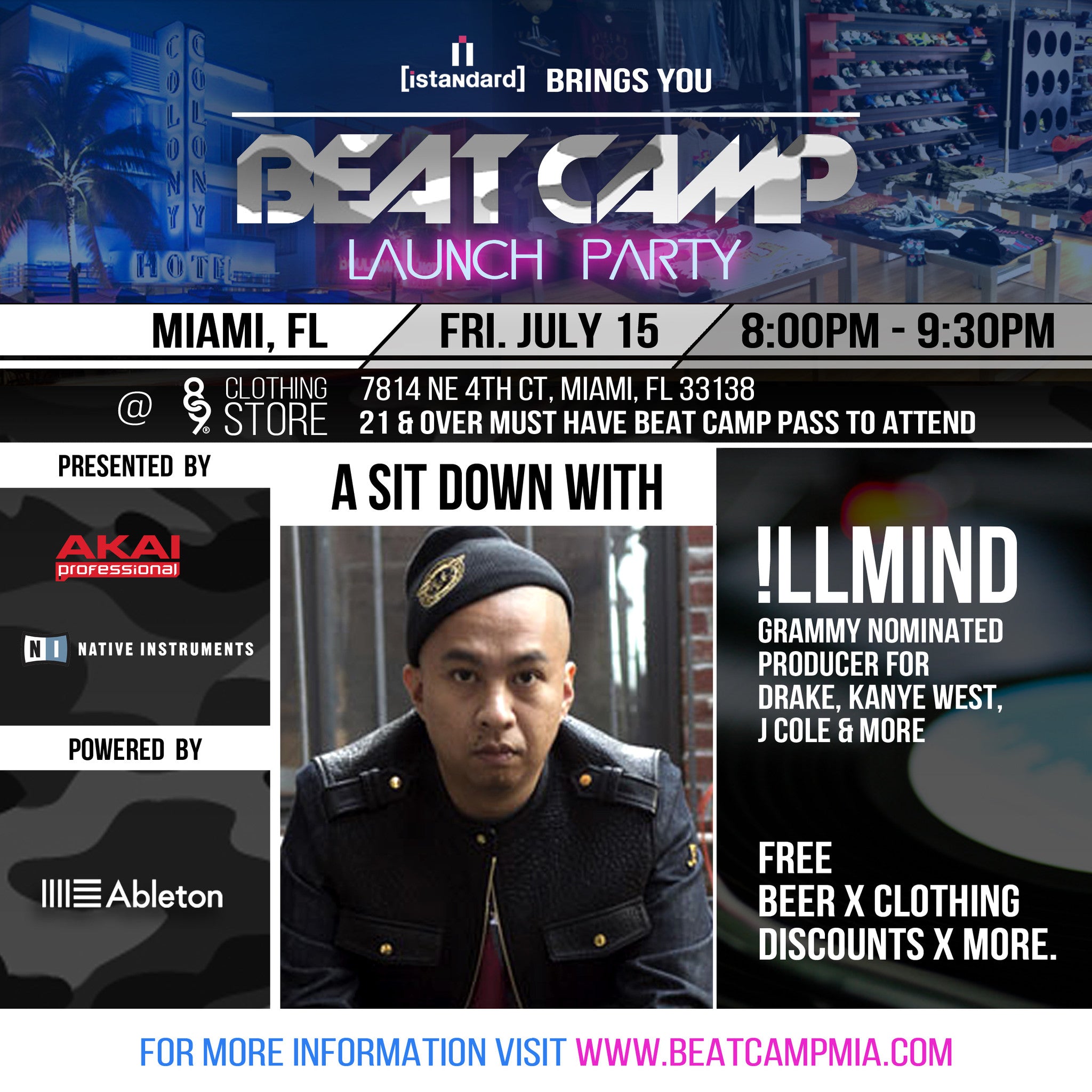 06.15 - 06.16 | Miami Beat Camp w/ !llMind x Focus