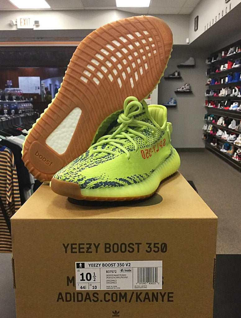 Update: Adidas Boost 350 V2 “Semi Frozen Yellow With Gum Soles – 8&9 Clothing Co.