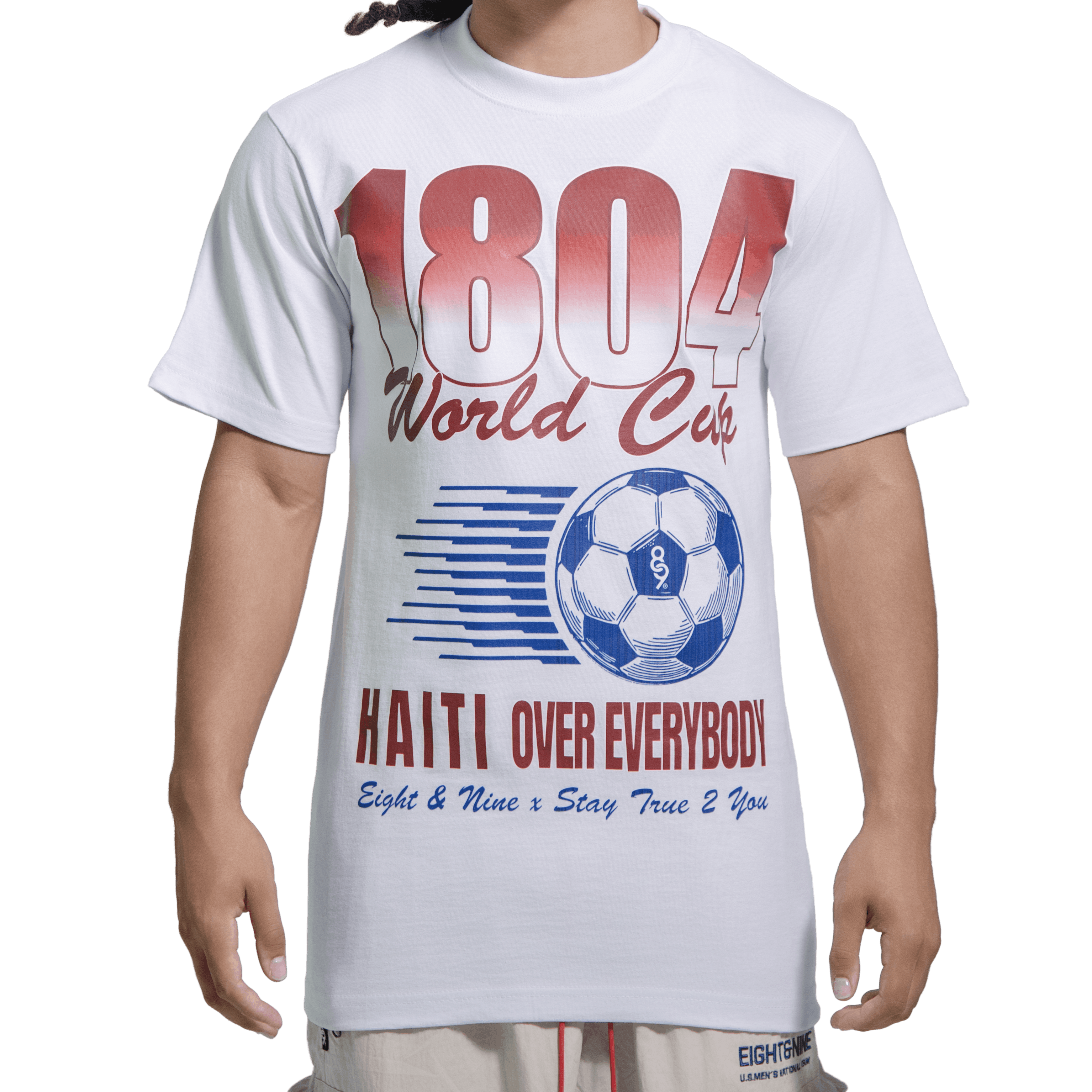 8&9 x Stay True 2 You 1804 White Tee – 8&9 Clothing Co.