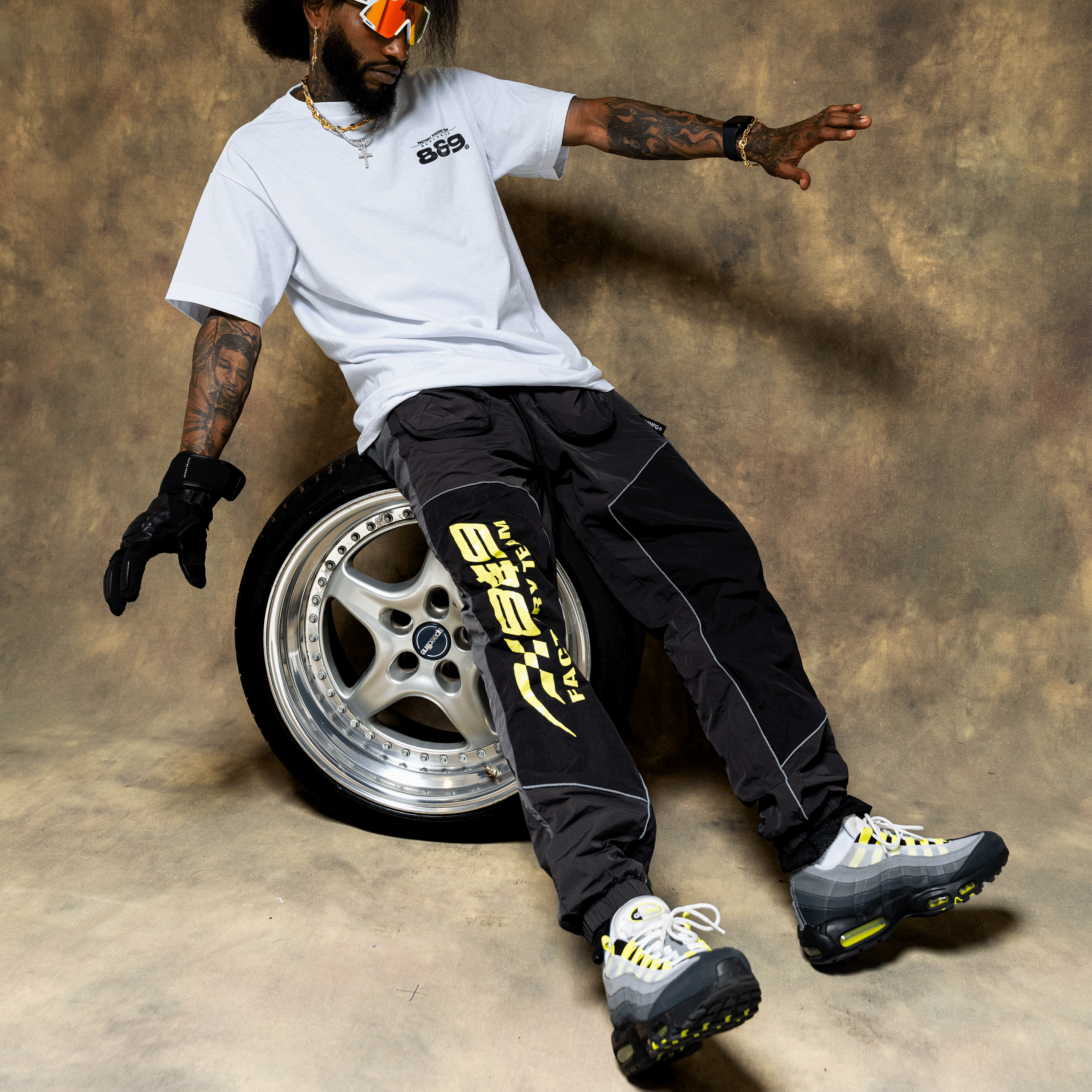 Factory Team Nylon Pant Black