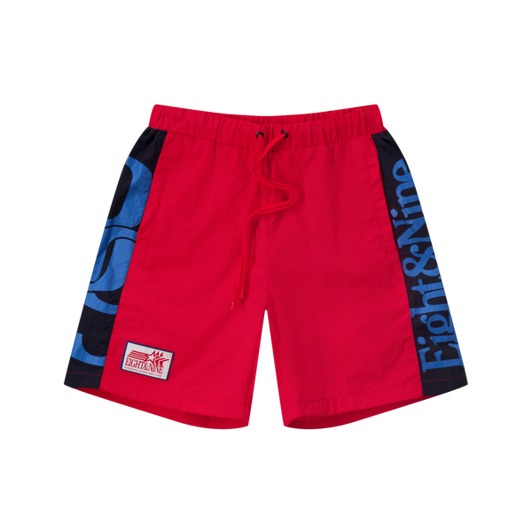 Fair Play Nylon Shorts Red – 8&9 Clothing Co.