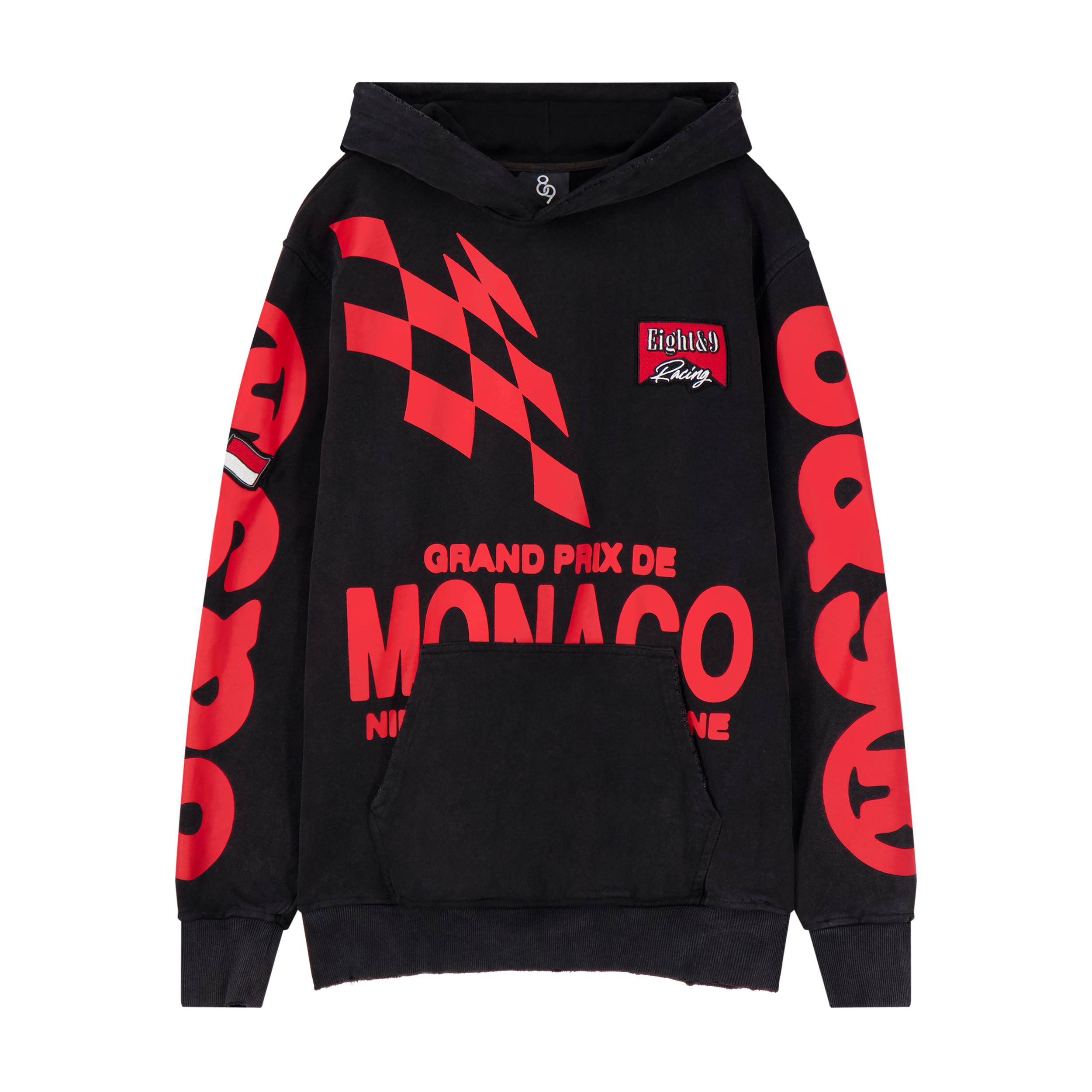 Grand Prix Pullover Black Hoodie – 8&9 Clothing Co. Grand Prix Pullover Black Hoodie – 8&9 Clothing Co.